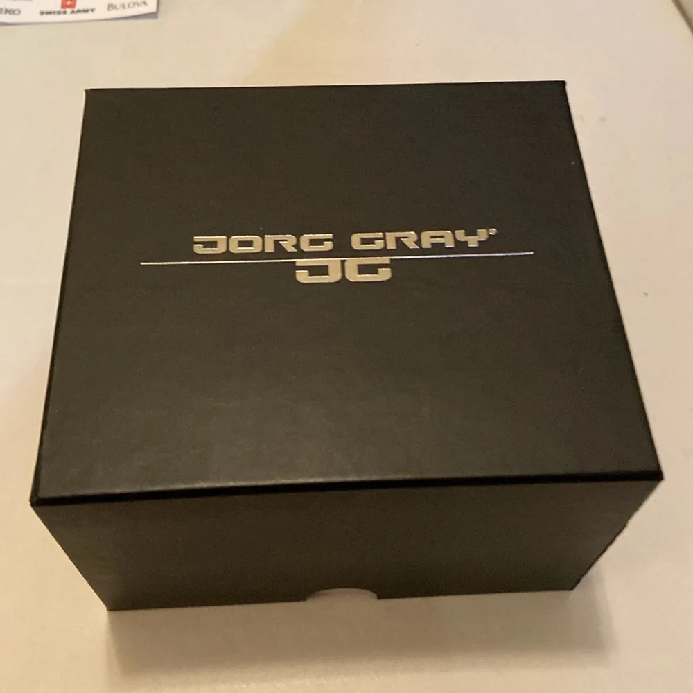 Jorg Gray Watch Box and Watch Case